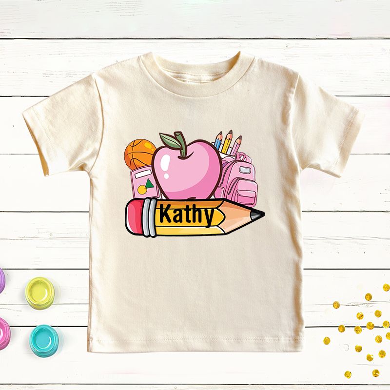 Personalized Kids Back To Schoo T-Shirt| Cloth176