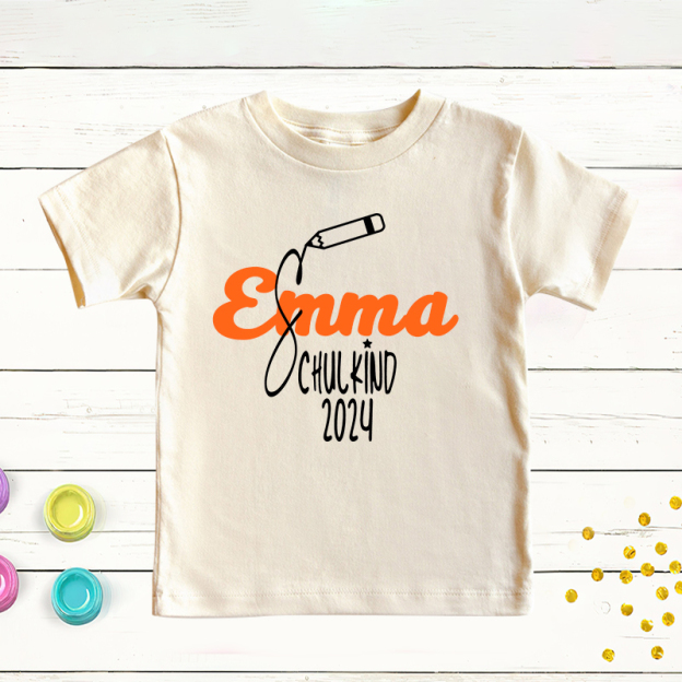 Personalized Kids 2024 Starting School  T-Shirt| Cloth184