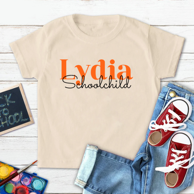 Personalized Kids School child T-Shirt| Cloth1406