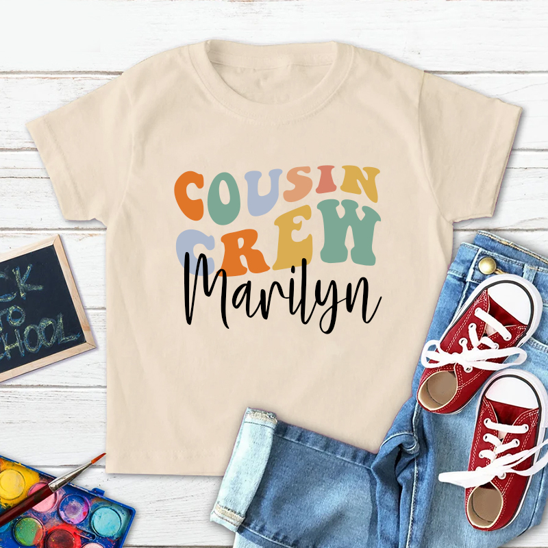 Personalized Kids Cousin Crew T-Shirt| Cloth1407