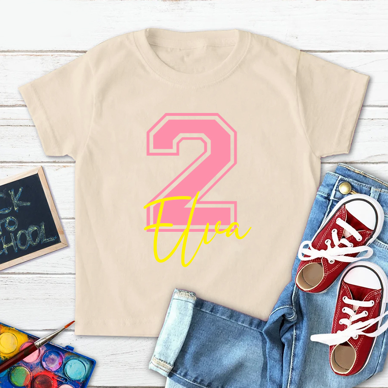 Personalised Kid Birthday Unisex T-Shirt| Cloth1409