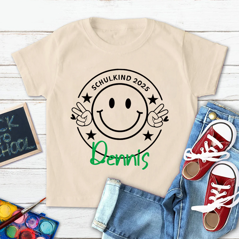 Personalized Kids Back To School Name T-Shirt| Cloth1479