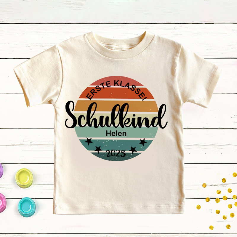 Personalized Kids Back To School T-Shirt| Cloth1484
