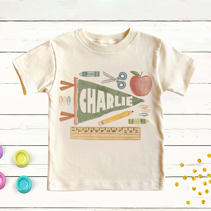 Personalized Kids Back To School T-Shirt| Cloth1485
