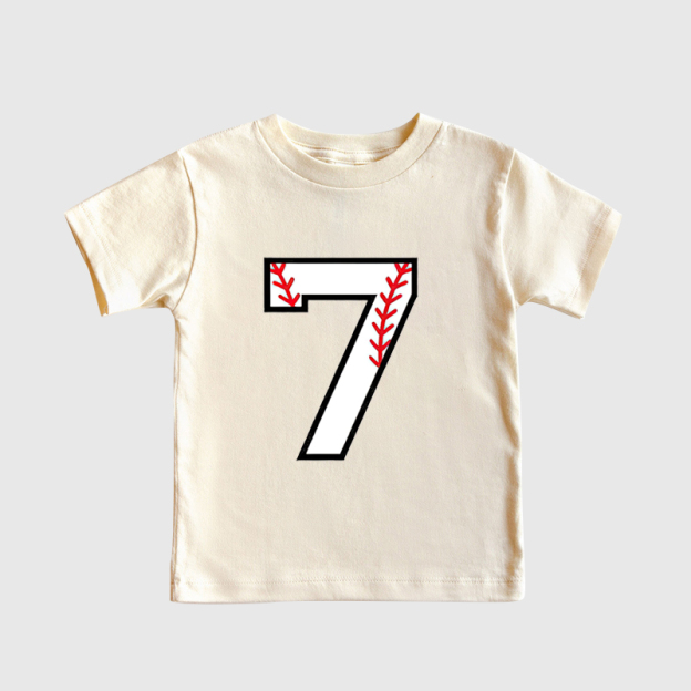 Personalized Kids Baseball Numbers T-Shirts| Cloth149