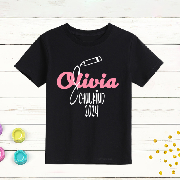 Personalized Kids 2024 Starting School  T-Shirt| Cloth184