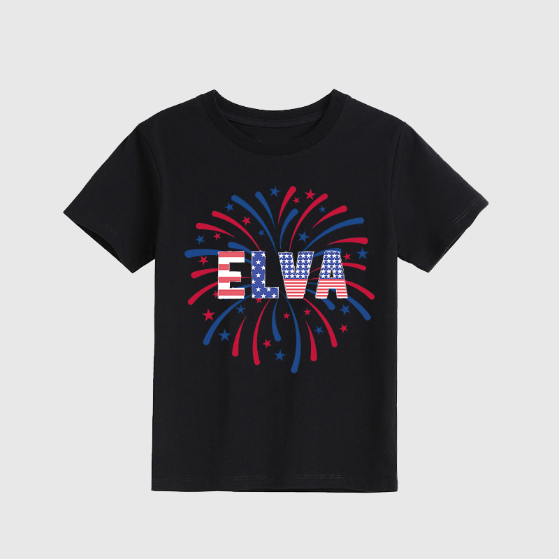 Personalized Kid 4th Of July Independence T-Shirt| Cloth1460