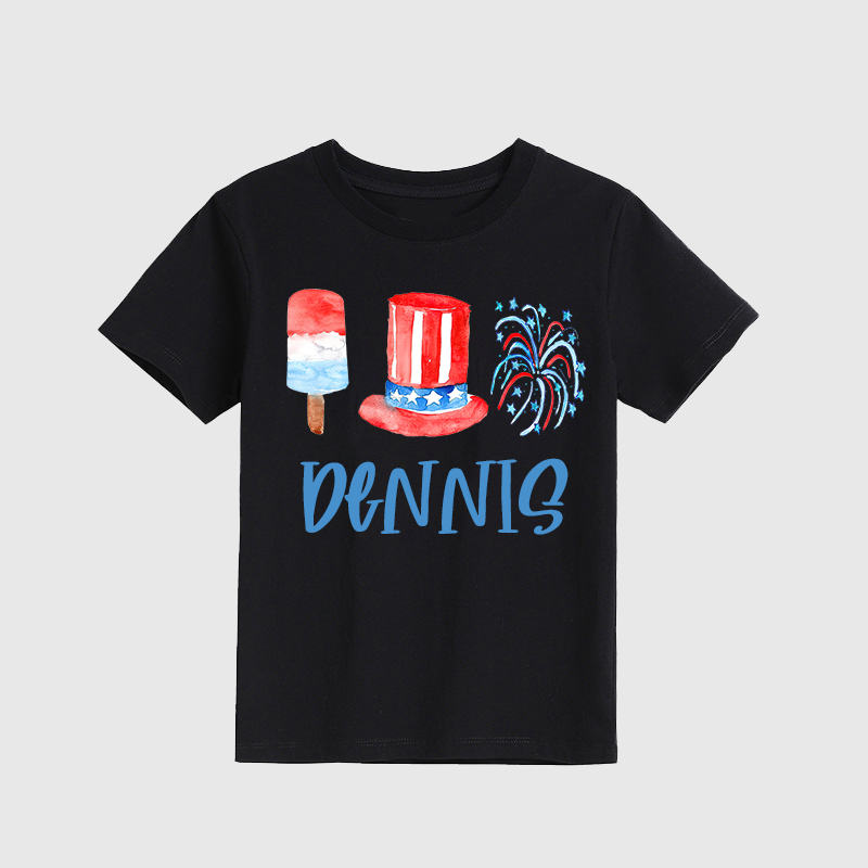 Personalized Kid 4th Of July Independence T-Shirt| Cloth1464
