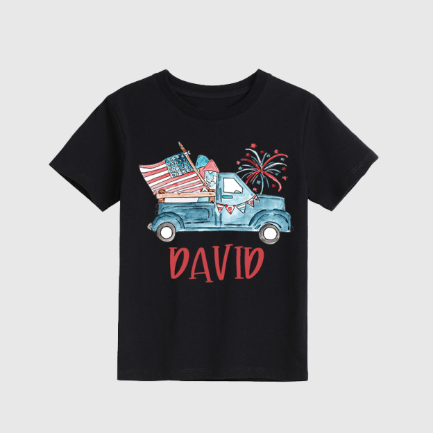 Personalized Kid 4th Of July Independence T-Shirt| Cloth1465