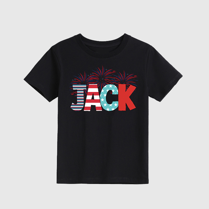 Personalized Kid 4th Of July Independence T-Shirt| Cloth1466