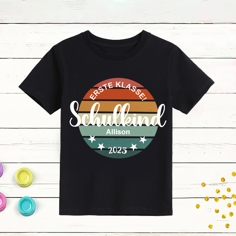 Personalized Kids Back To School T-Shirt| Cloth1484