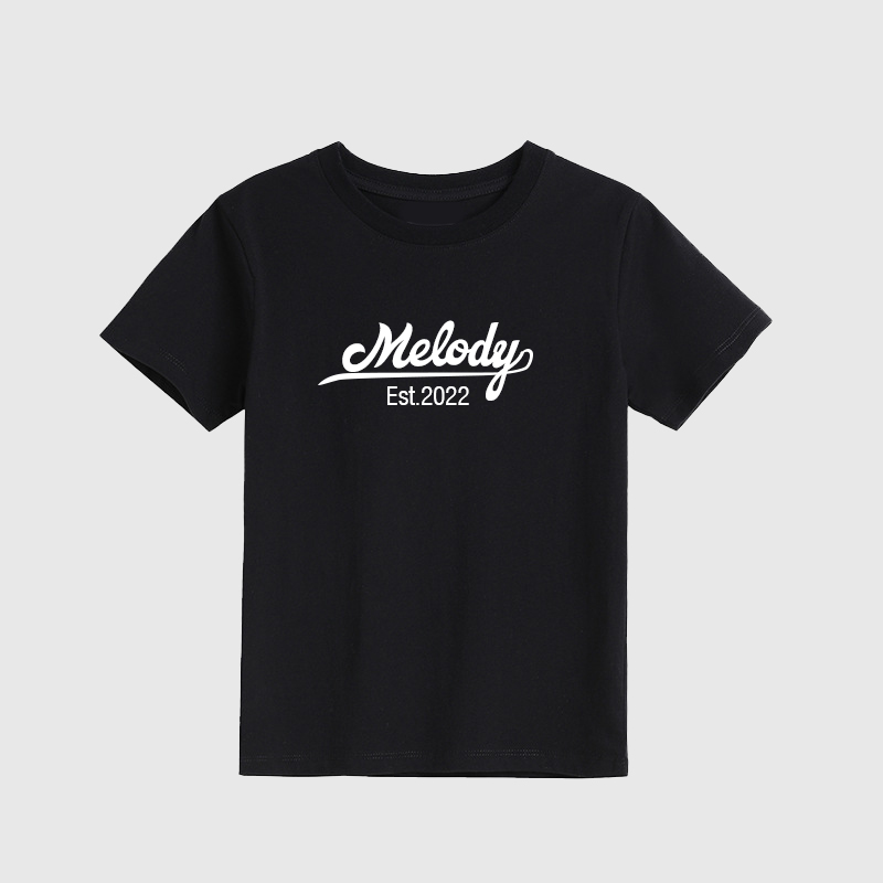 Personalised Daddy and Baby Matching T-shirt| | Match01