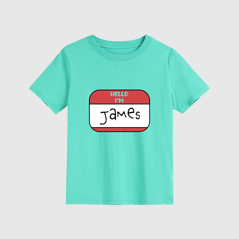 Personalized Kids Alphabet School T-Shirt| Cloth170
