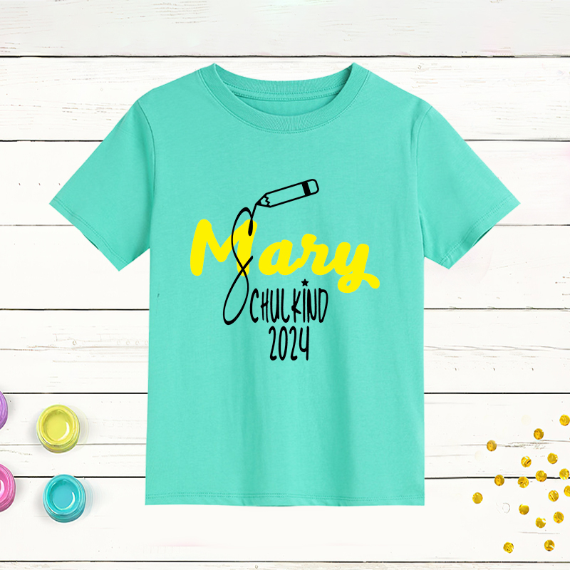 Personalized Kids 2024 Starting School  T-Shirt| Cloth184