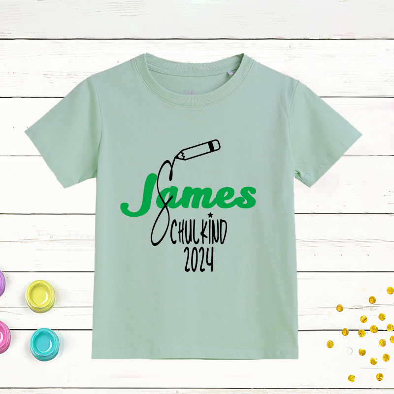 Personalized Kids 2024 Starting School  T-Shirt| Cloth184
