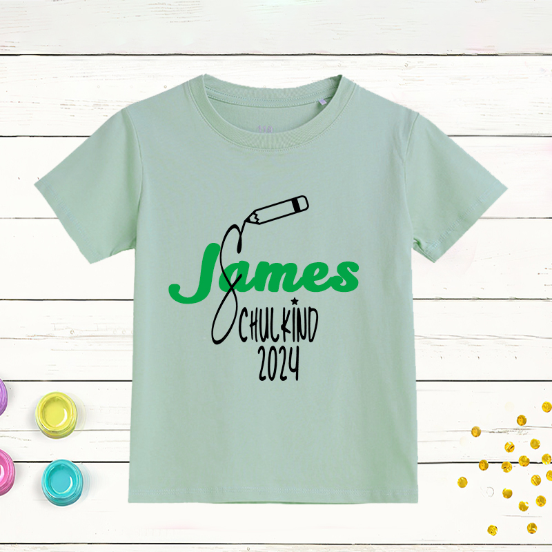 Personalized Kids 2024 Starting School  T-Shirt| Cloth184