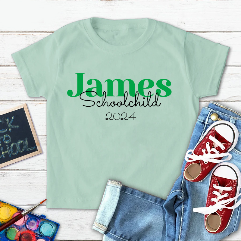Personalized Kids School child T-Shirt| Cloth1406