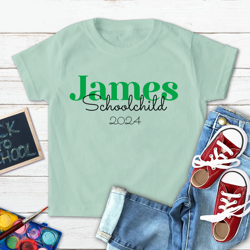 Personalized Kids School child T-Shirt| Cloth1406