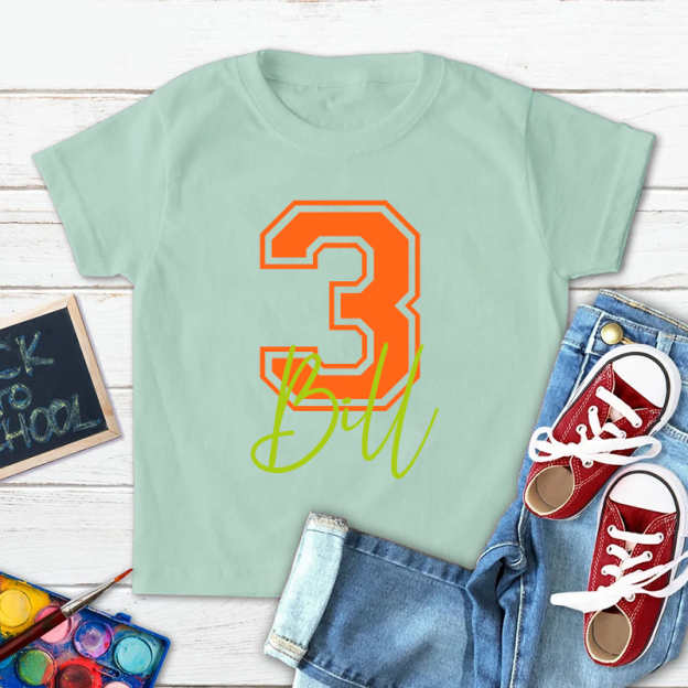 Personalised Kid Birthday Unisex T-Shirt| Cloth1409