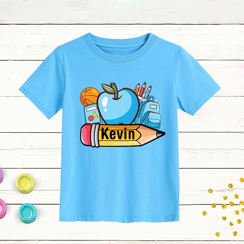 Personalized Kids Back To Schoo T-Shirt| Cloth176