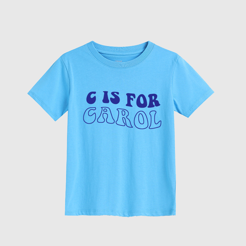 Personalized Kids N is for Name Retro T-Shirt| Cloth168