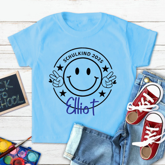 Personalized Kids Back To School Name T-Shirt| Cloth1479