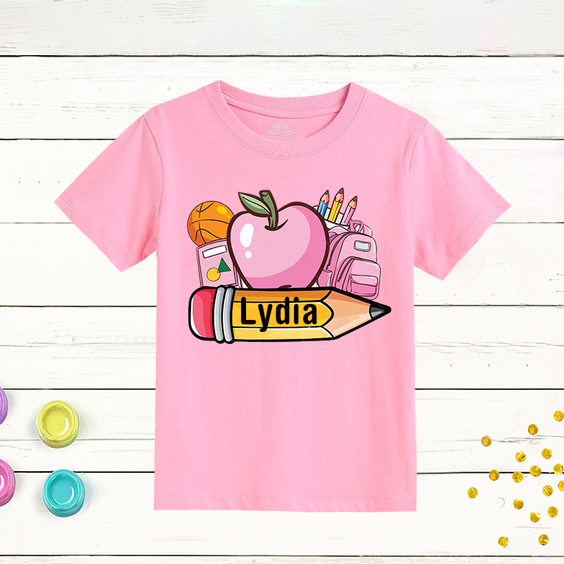 Personalized Kids Back To Schoo T-Shirt| Cloth176