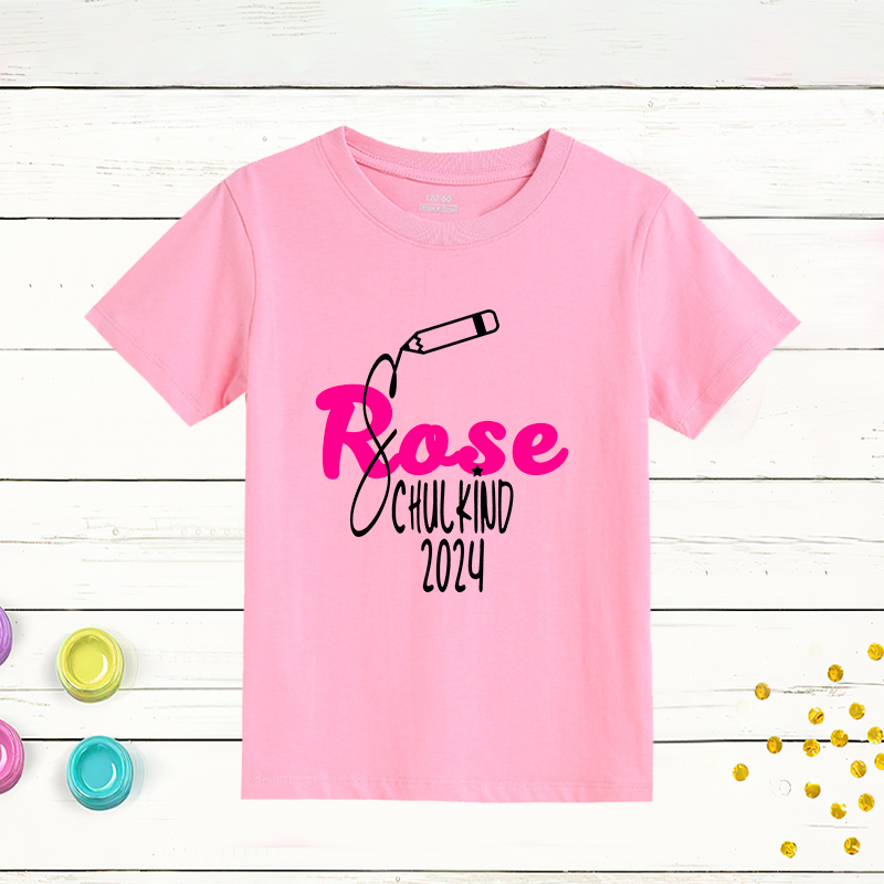 Personalized Kids 2024 Starting School  T-Shirt| Cloth184