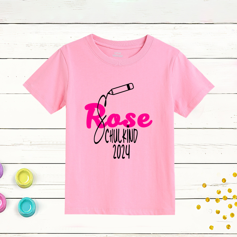 Personalized Kids 2024 Starting School  T-Shirt| Cloth184