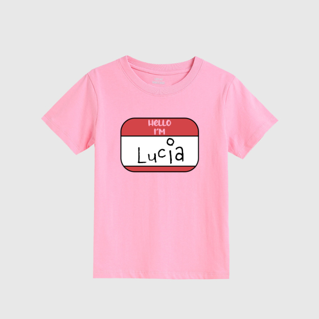 Personalized Kids Alphabet School T-Shirt| Cloth170