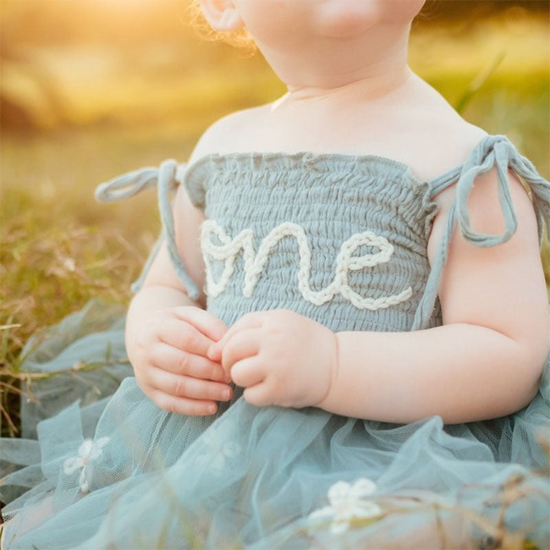 Personalized Baby Tutu Hand Embroidered Romper| BBCloth40