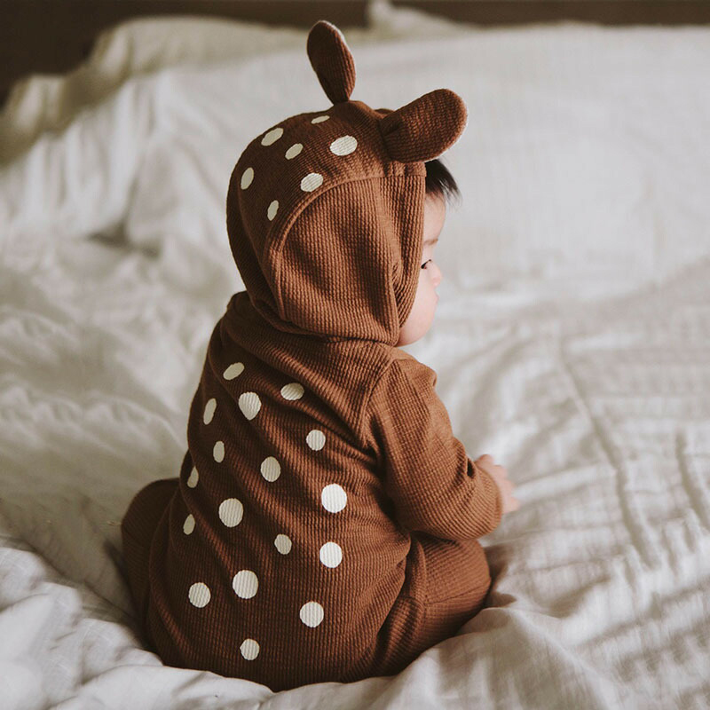 Personalized Baby Deer Romper Jumpsuit| BBcloth81