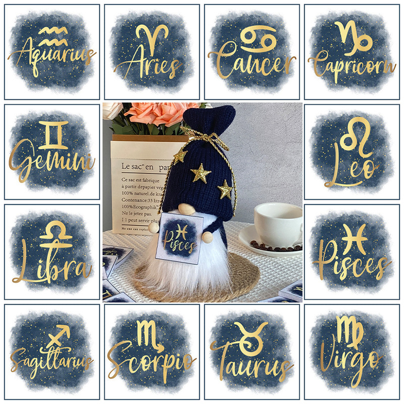 12 Zodiac Signs Knitted Gnomes (9.5 Inches)