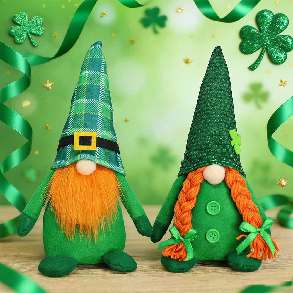 Lucky Irish Festival Gonk Couple (8.7 inches)