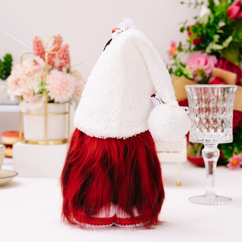 Ladybug Daisy Gnome (11 inches)