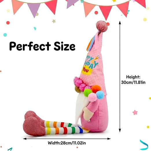 Birthday Decorations Gnome (12 inches)