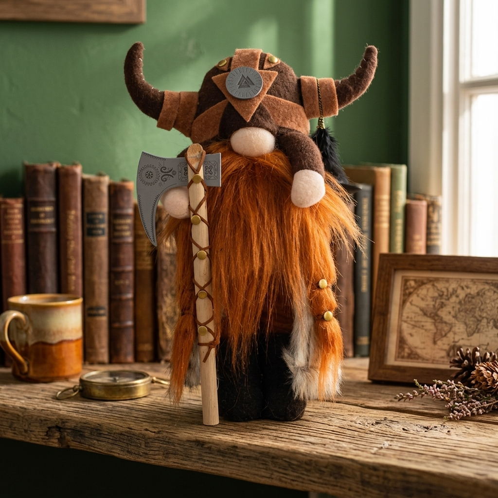 Viking Warrior And Gladiator Gnome (14 inches)