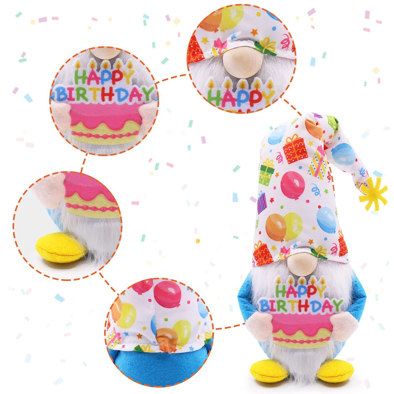 Birthday Party Gonk (13 inches)