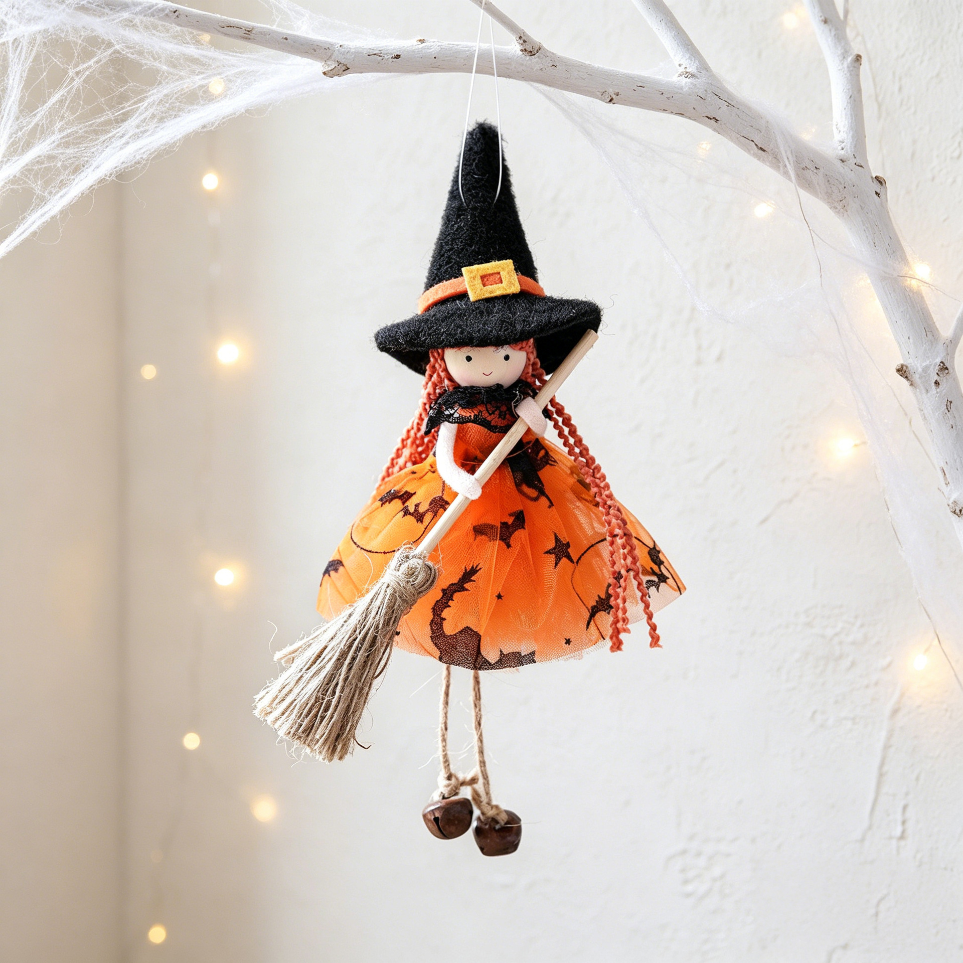  Witch Hanging Doll Decorations (8 inches)
