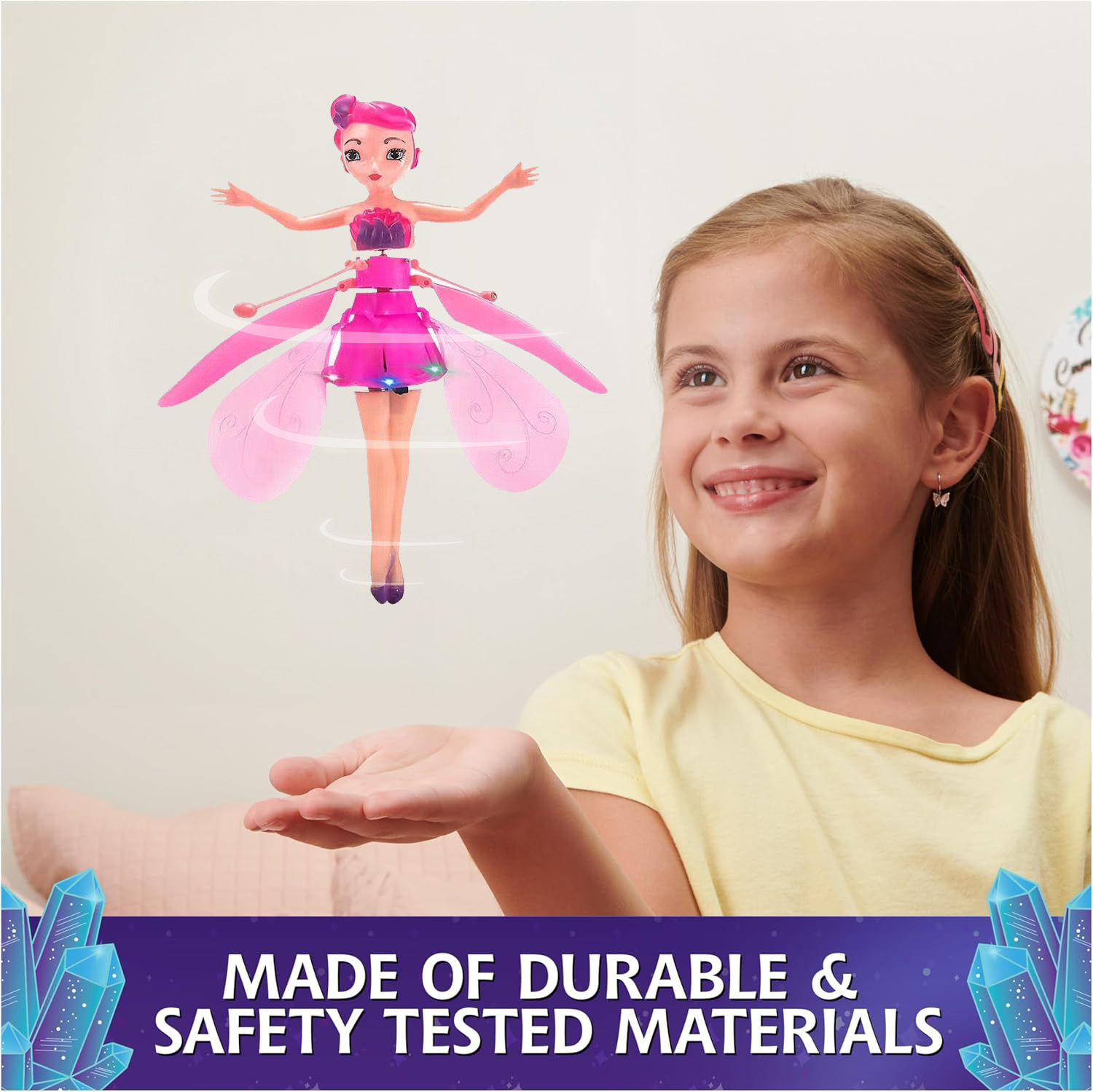 Magical Flying Doll with Crystal Wings