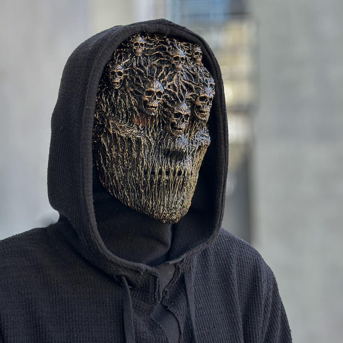 Steam Skull Punk Mask