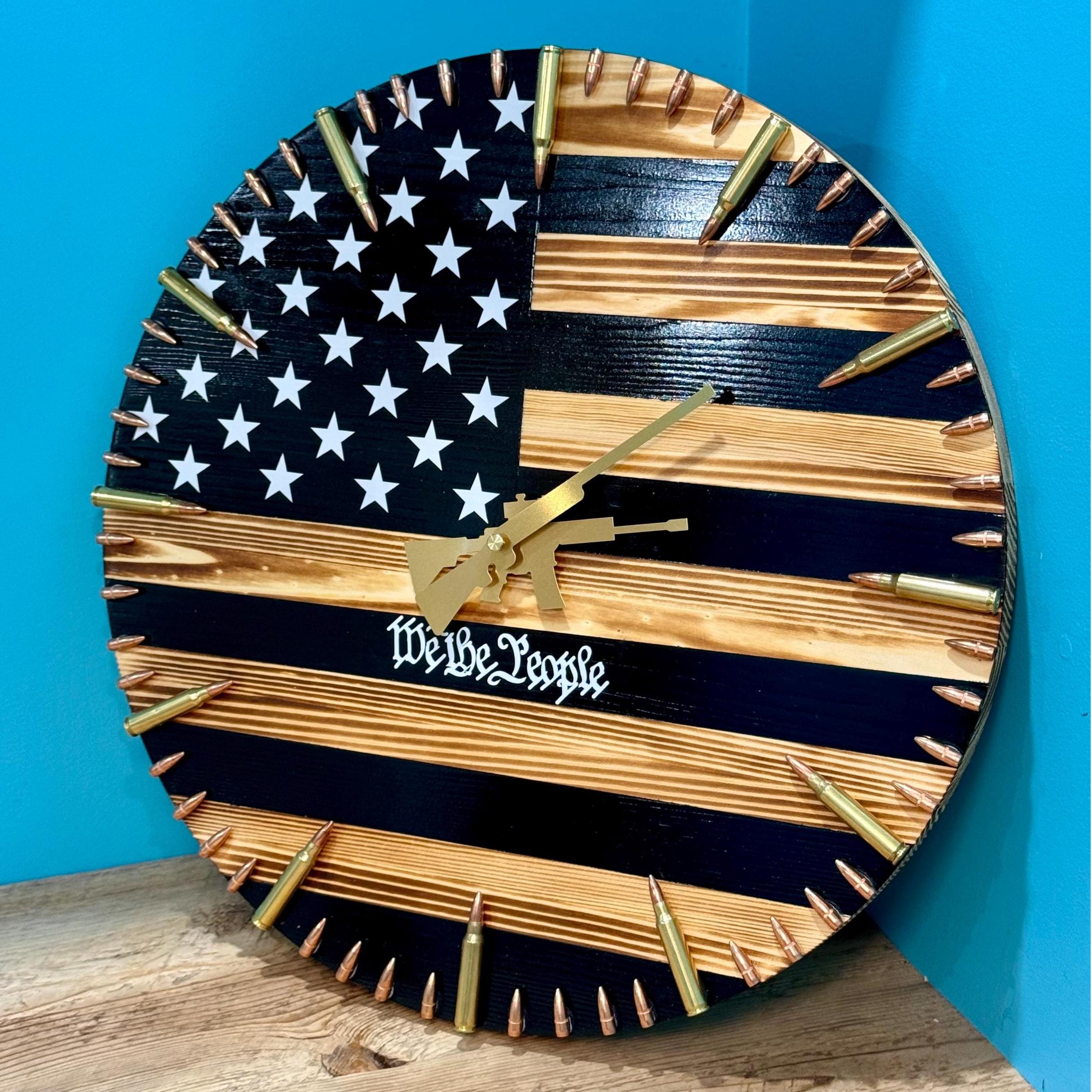 Rustic American Clock