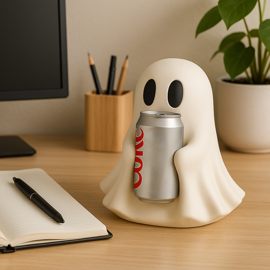 Halloween Soda Can Ghost