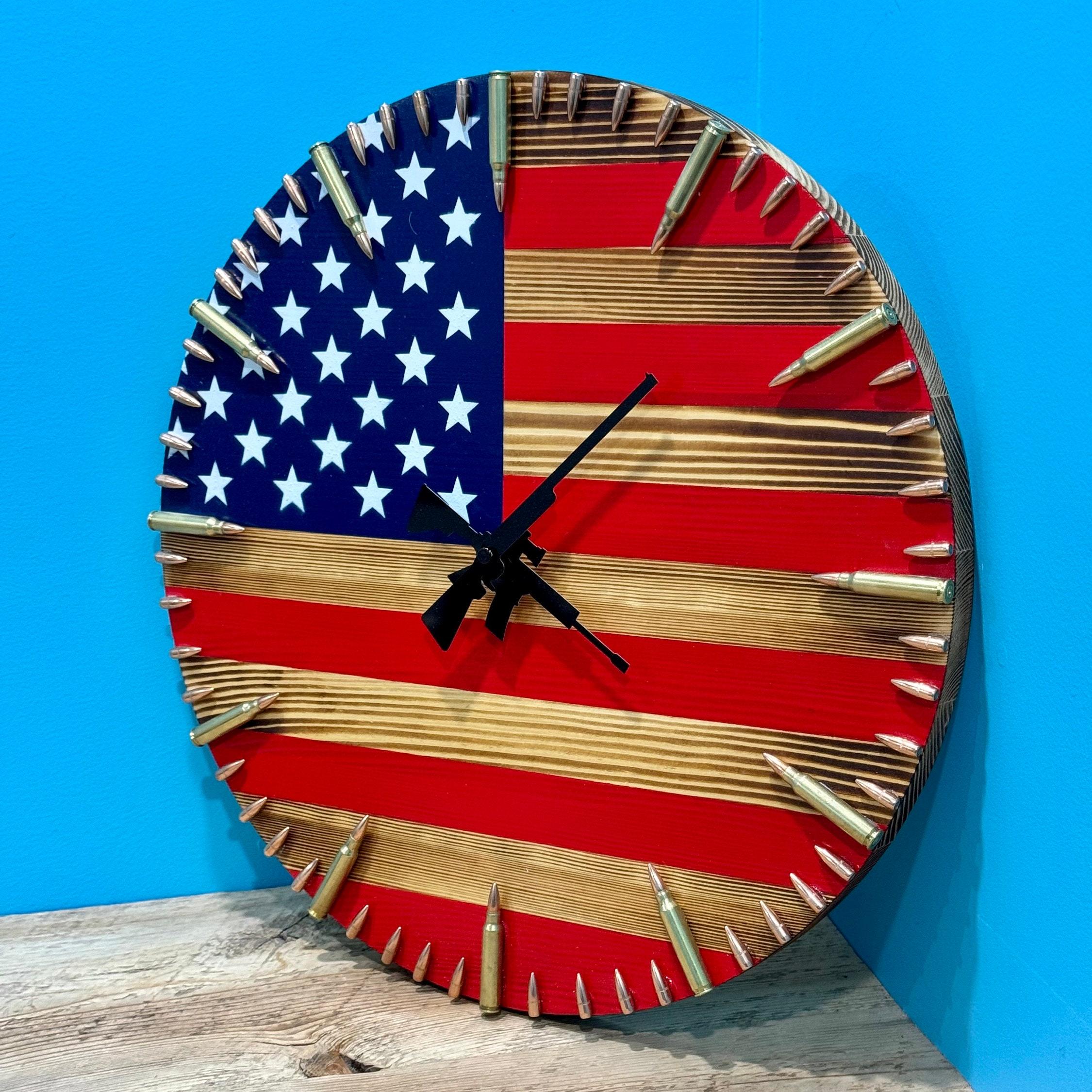 Rustic American Clock