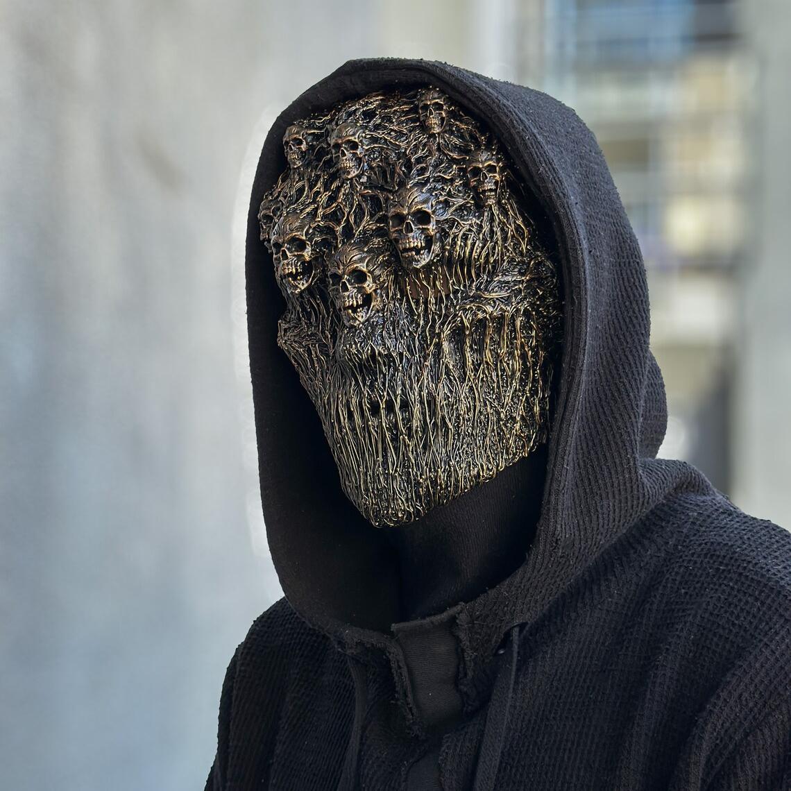 Steam Skull Punk Mask