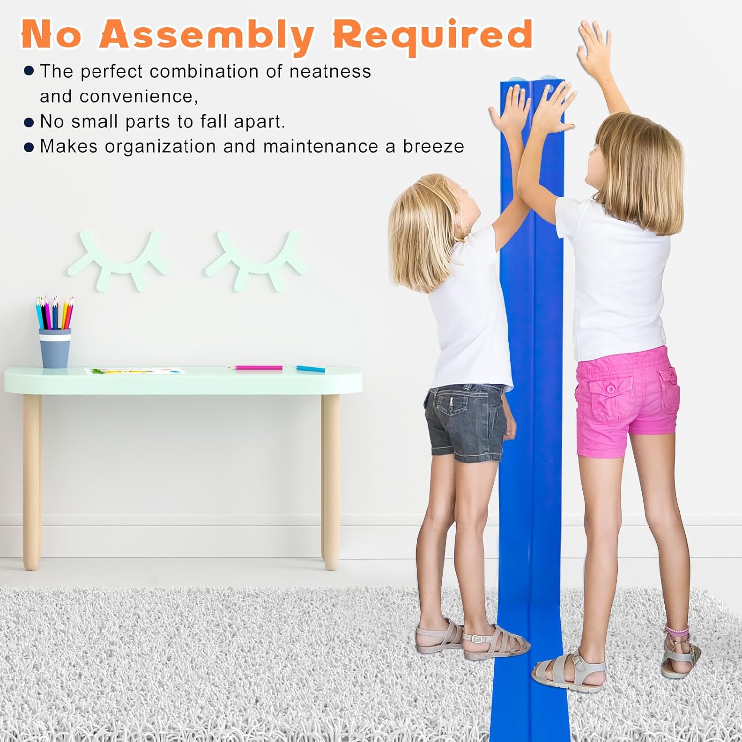 FlexTrack 5000 Blue Track for Toy Cars Flexible Race Track for Kids-15FT