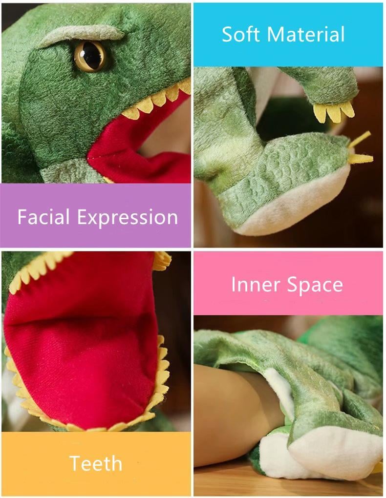 Plush Dinosaur Stuffed T-rex Hand Puppet Toy