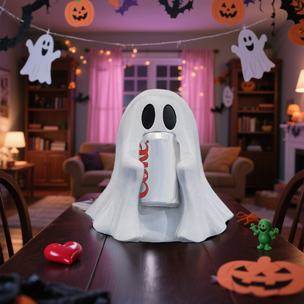 Halloween Soda Can Ghost