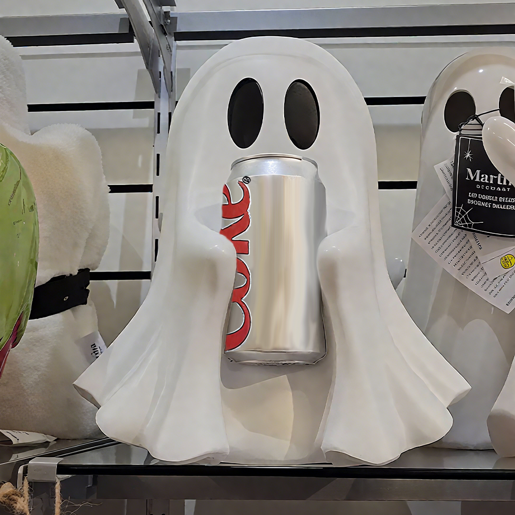 Halloween Soda Can Ghost