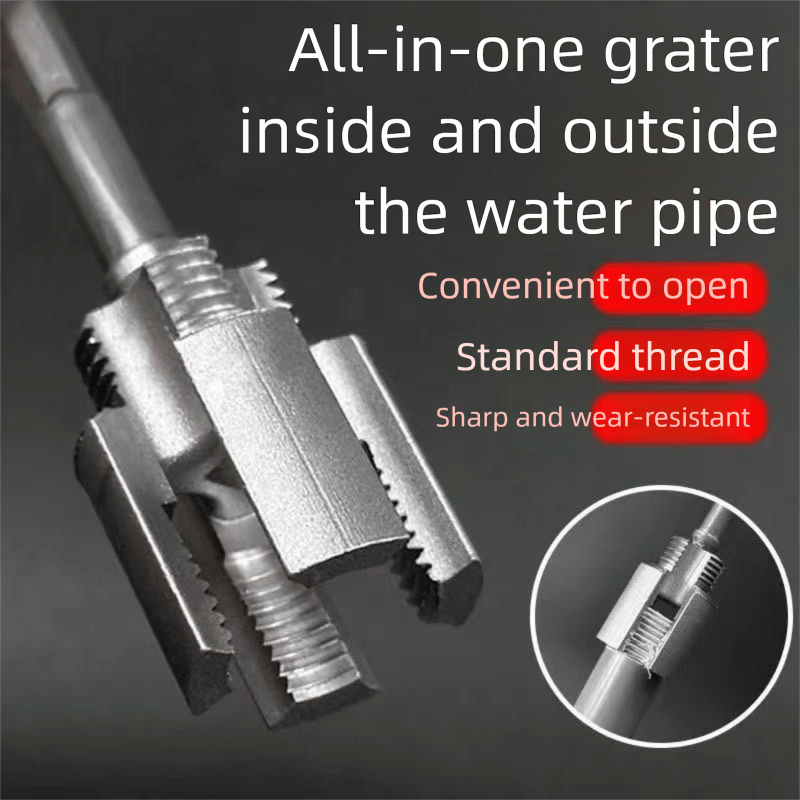 1/2'' and 3/4'' Water pipe internal and external integrated threader